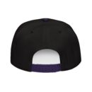 The Pure Lamb Embroidered Snapback Cap - Korean Phrase Design