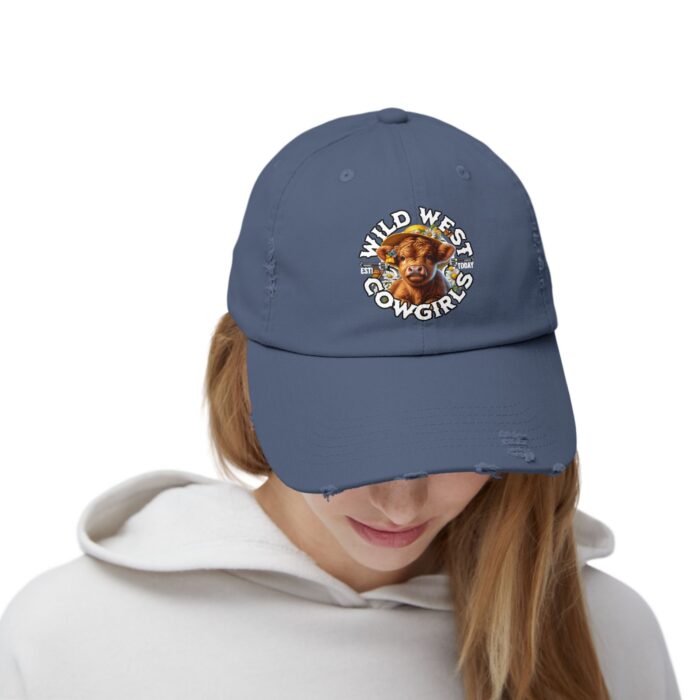 Wild West Cow Girls Unisex Distressed Cap - Image 20