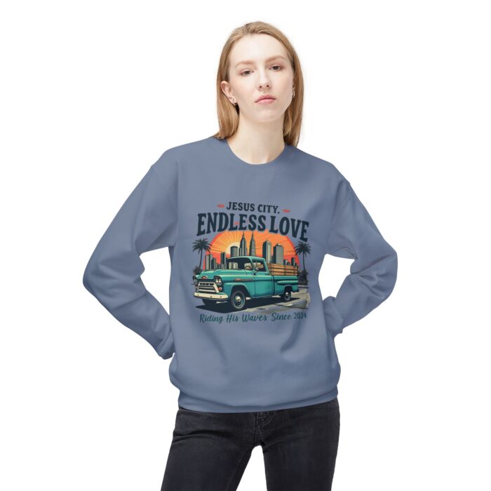 Endless love Unisex Midweight Softstyle Fleece Crewneck Sweatshirt - Image 23