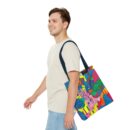 The hillside village in Korea Tote Bag (AOP)