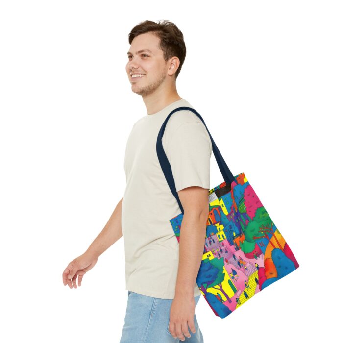 The hillside village in Korea Tote Bag (AOP) - Image 55