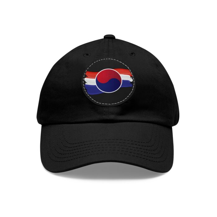 Korean Flag Hat with Leather Patch (Round) - Image 13