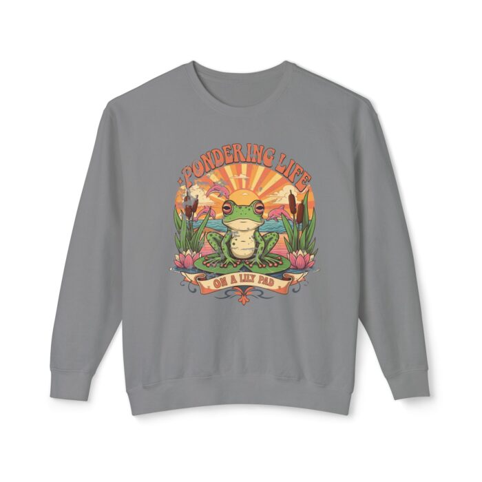 Pondering life Unisex Lightweight Crewneck Sweatshirt - Image 13