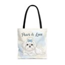 Paws & Love Dog Tote Bag - Cute Pet Lover's Carryall