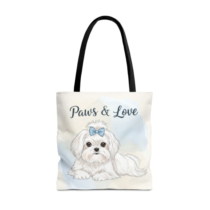 Paws & Love Dog Tote Bag - Cute Pet Lover's Carryall - Image 9