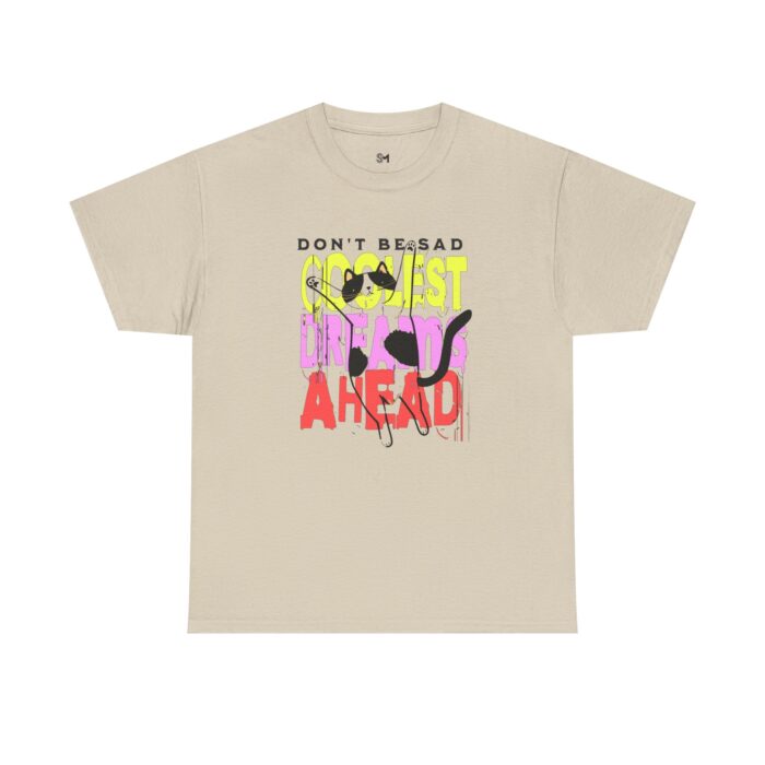 Don't be sad Unisex Heavy Cotton Tee - Image 9