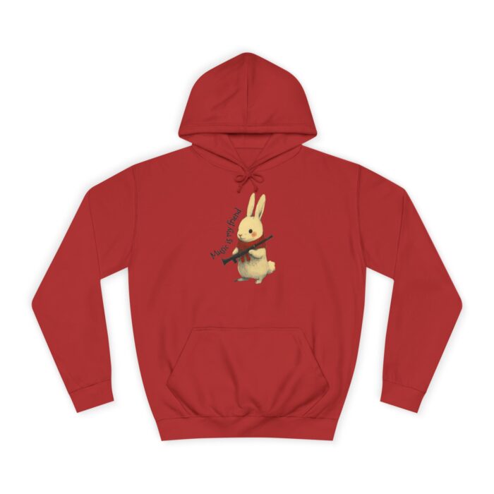 Music is my friend Unisex College Hoodie - Image 13