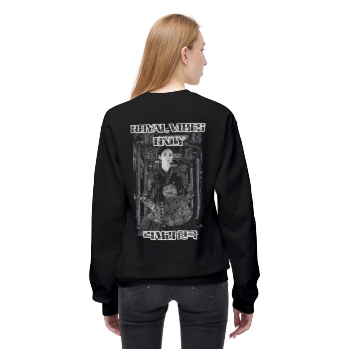 Royal vibes only Unisex Midweight Softstyle Fleece Crewneck Sweatshirt - Image 8