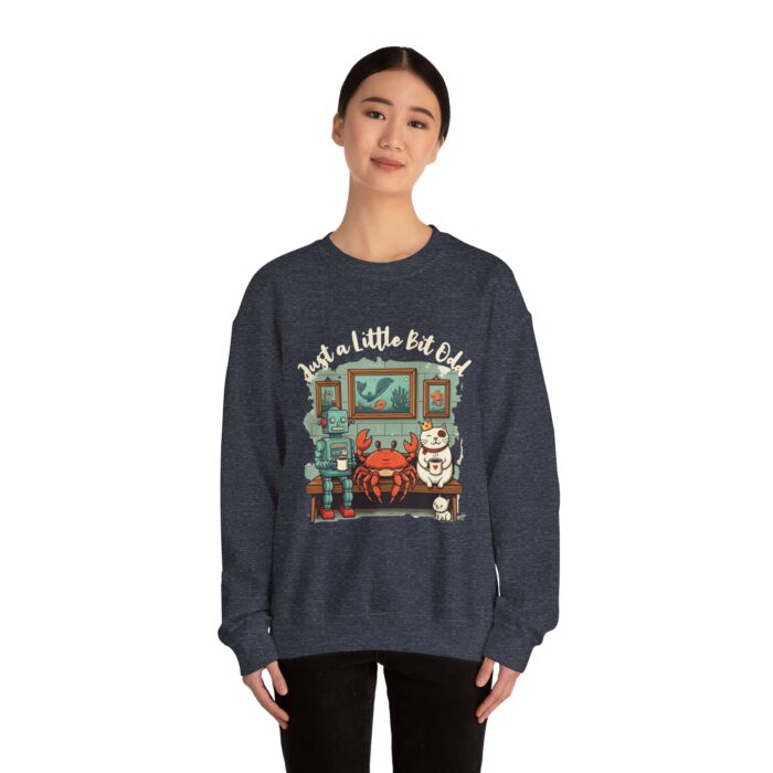 Just a little bit odd Unisex Heavy Blend™ Crewneck Sweatshirt - Image 28