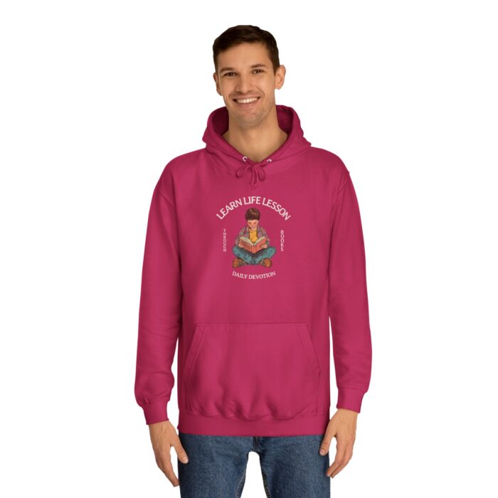 Through books Unisex College Hoodie - Image 35