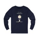The rabbit looking at Earth from the moon Unisex Jersey Long Sleeve Tee