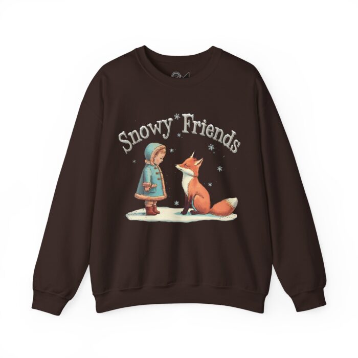 Snowy Friends Unisex Heavy Blend™ Crewneck Sweatshirt - Image 13