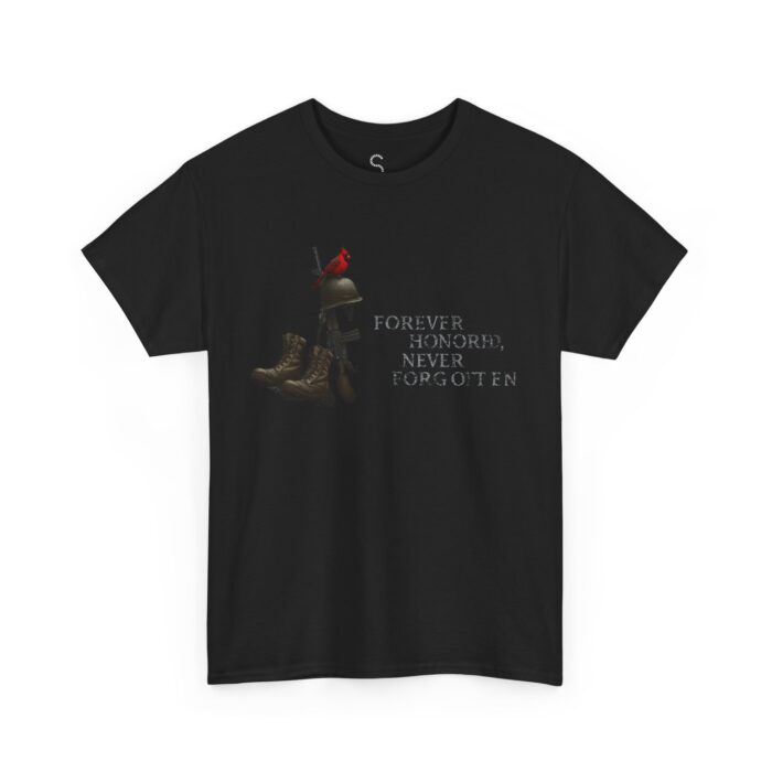 Forever honored, never forgotten Unisex Heavy Cotton Tee - Image 3