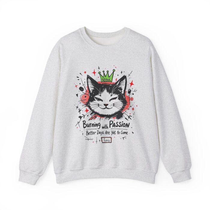 Better days are yet to come Unisex Heavy Blend™ Crewneck Sweatshirt - Image 5