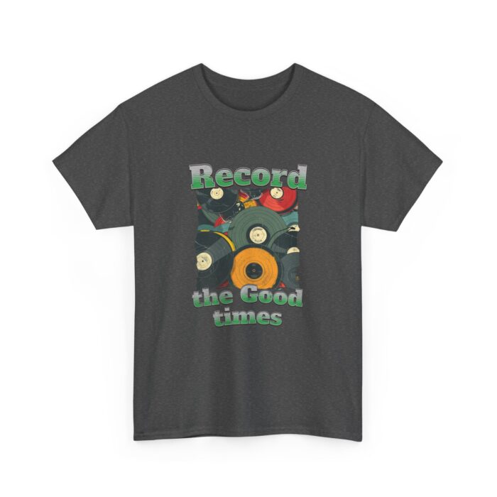 Record the good times Unisex Heavy Cotton Tee - Image 19