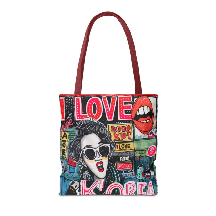 I love Korea Tote Bag (AOP) - Image 18