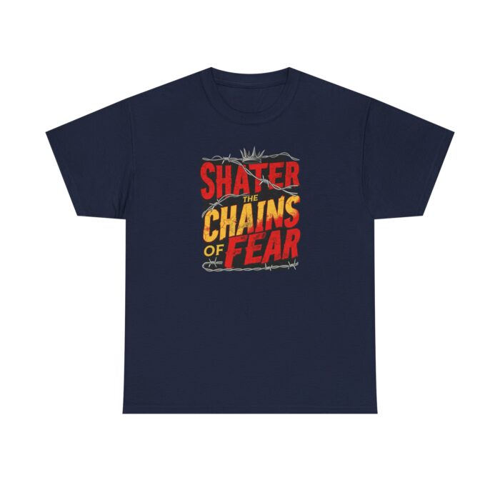 Shater chains of fear Unisex Heavy Cotton Tee - Image 9