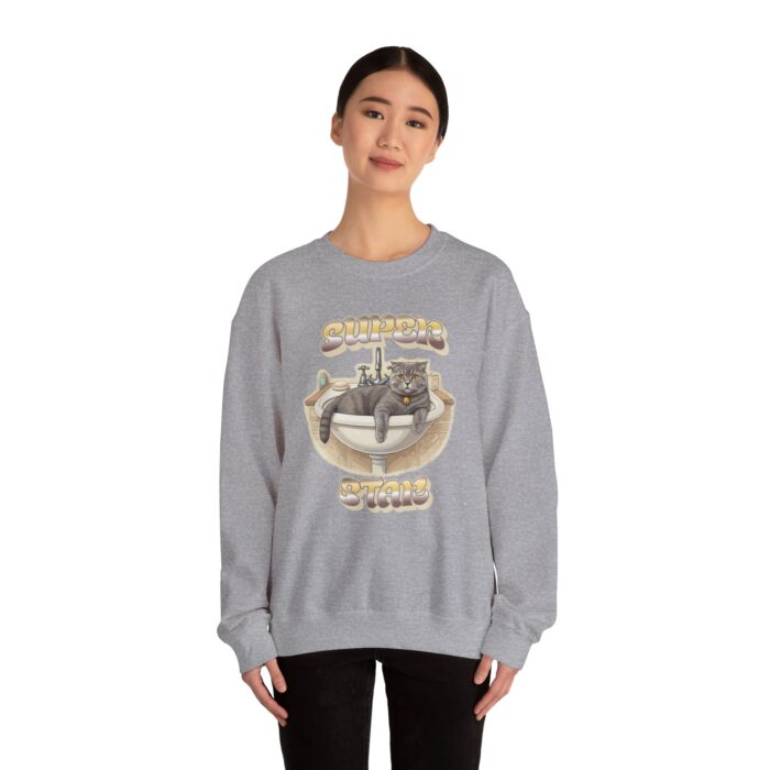 Star cat Unisex Heavy Blend™ Crewneck Sweatshirt - Image 16