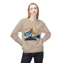 Conquer the peaks Unisex Midweight Softstyle Fleece Crewneck Sweatshirt