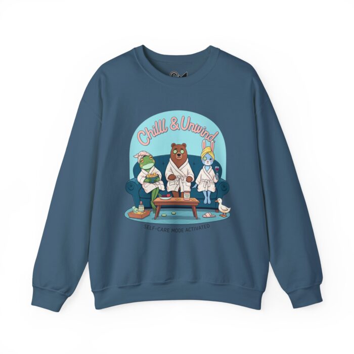 Chill & Unwind Unisex Heavy Blend™ Crewneck Sweatshirt - Image 21