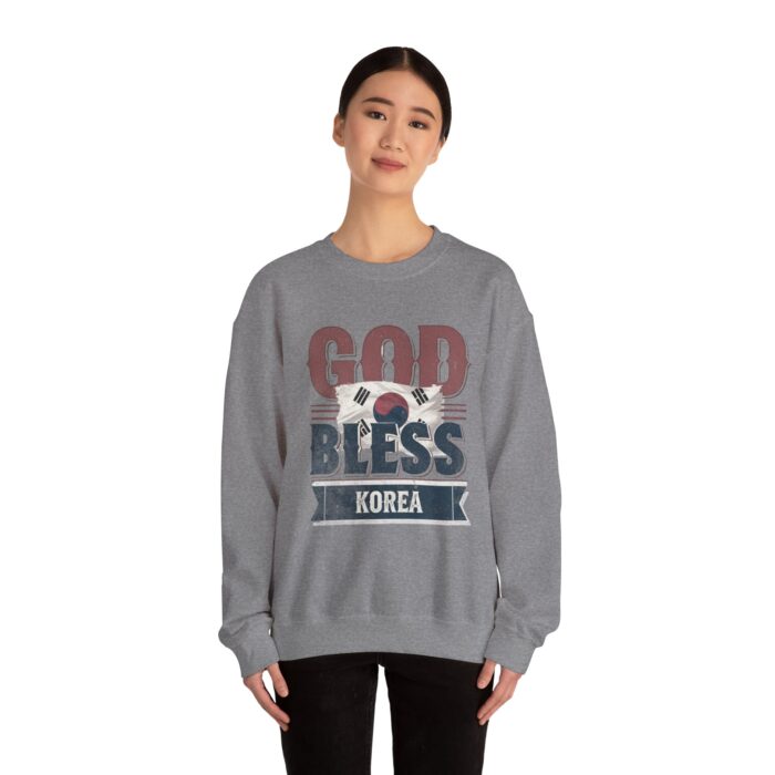 God bless Korea Unisex Heavy Blend™ Crewneck Sweatshirt - Image 20