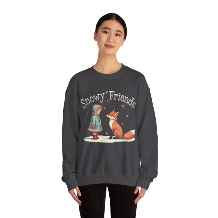 Snowy Friends Unisex Heavy Blend™ Crewneck Sweatshirt - Image 24