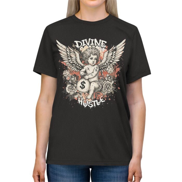 Devine hustle Unisex Triblend Tee - Image 3