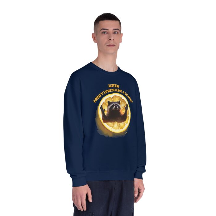 Lemonish racoon Unisex NuBlend® Crewneck Sweatshirt - Image 19