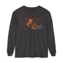 According to the will of God Rockin' Tiger Long Sleeve T-Shirt – Unisex Garment-Dyed Tee