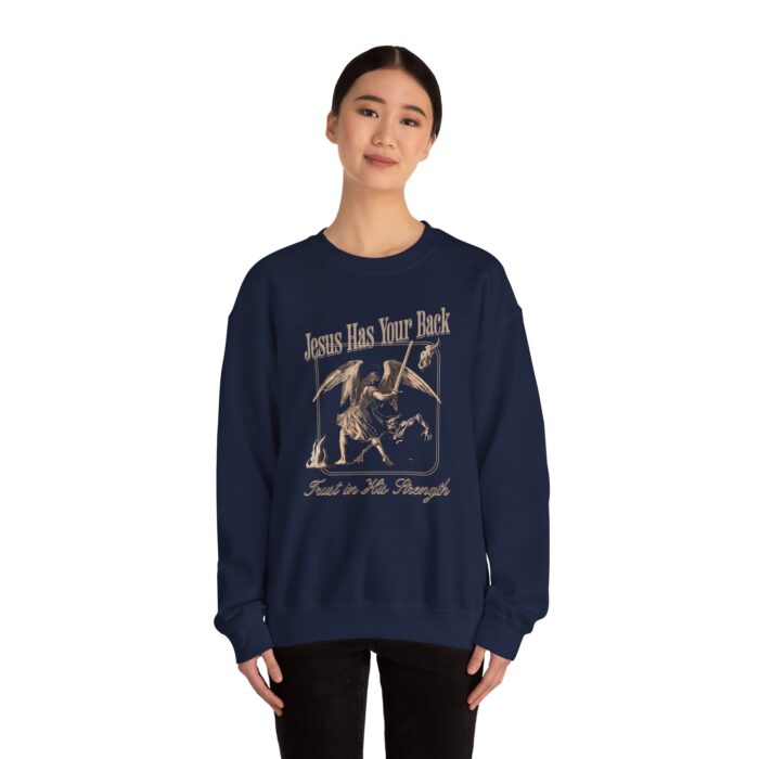 Jeseu has your back Unisex Heavy Blend™ Crewneck Sweatshirt - Image 20