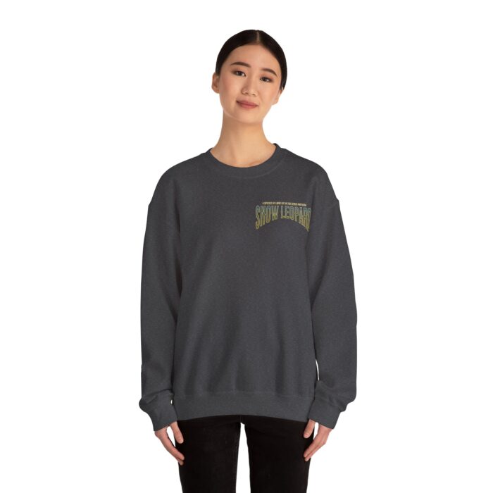 Snow leopard Unisex Heavy Blend™ Crewneck Sweatshirt - Image 16