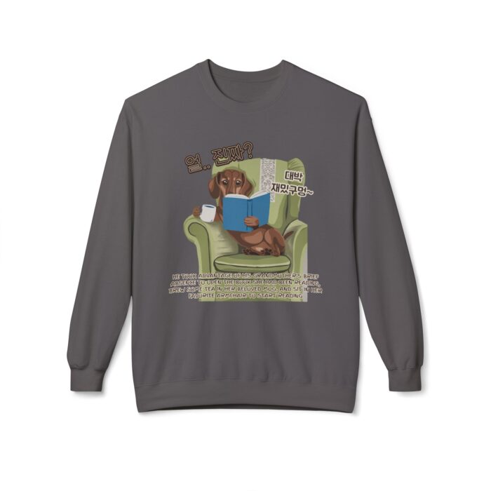 Seriously happy moment Unisex Midweight Softstyle Fleece Crewneck Sweatshirt - Image 29