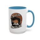 Caffein $ Gasoline Accent Coffee Mug (11, 15oz)