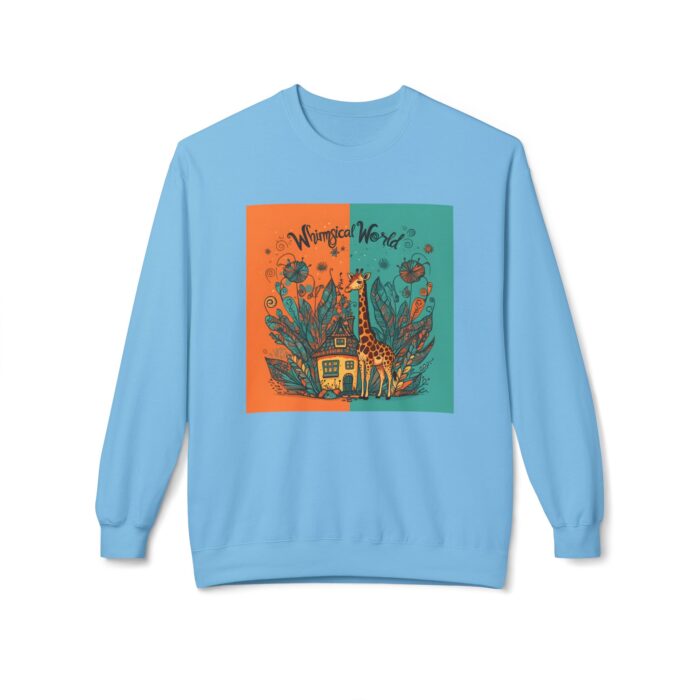 Whimsical World Unisex Midweight Softstyle Fleece Crewneck Sweatshirt - Image 5