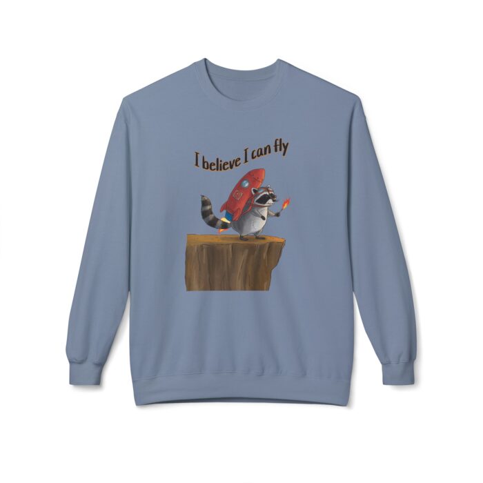 I believe I can fly Unisex Midweight Softstyle Fleece Crewneck Sweatshirt - Image 17