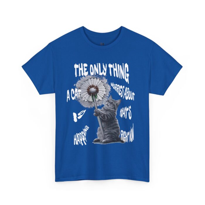 Cat worries Unisex Heavy Cotton Tee - Image 19