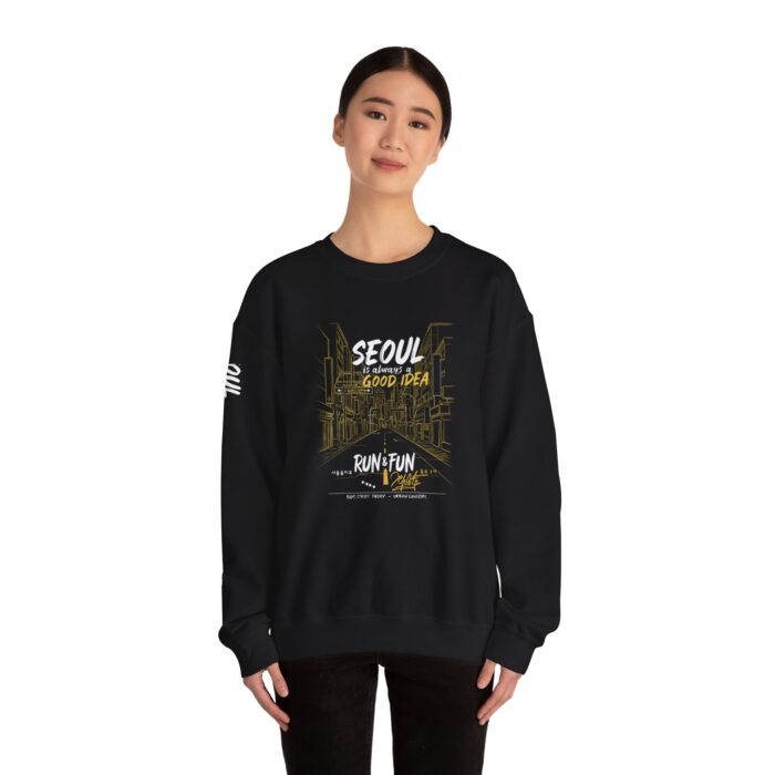 Seoul Good Idea Unisex Crewneck Sweatshirt - Perfect for Travel Enthusiasts - Image 4