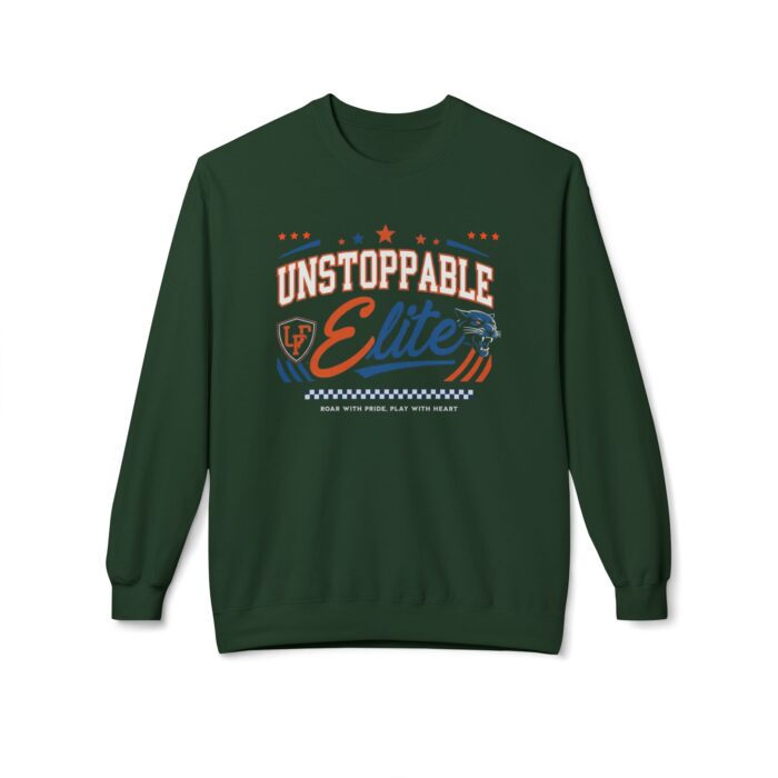 Unstoppable elite Unisex Midweight Softstyle Fleece Crewneck Sweatshirt - Image 5