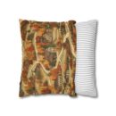 Map of Memories Spun Polyester Square Pillowcase