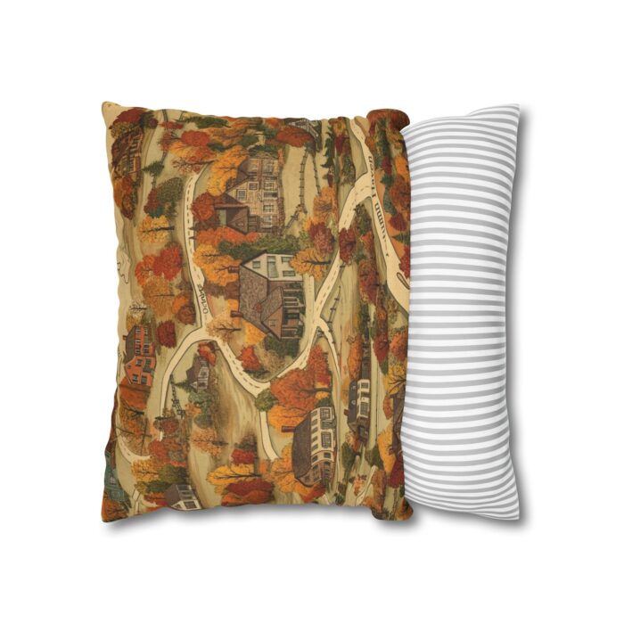 Map of Memories Spun Polyester Square Pillowcase - Image 6