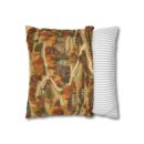 Map of Memories Spun Polyester Square Pillowcase