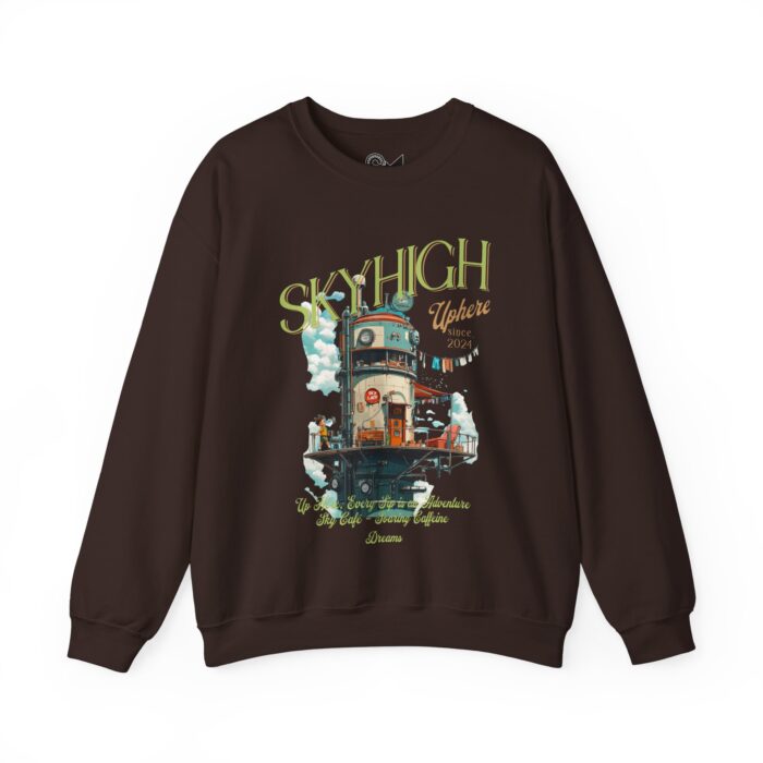Sky high cafe Unisex Heavy Blend™ Crewneck Sweatshirt - Image 5