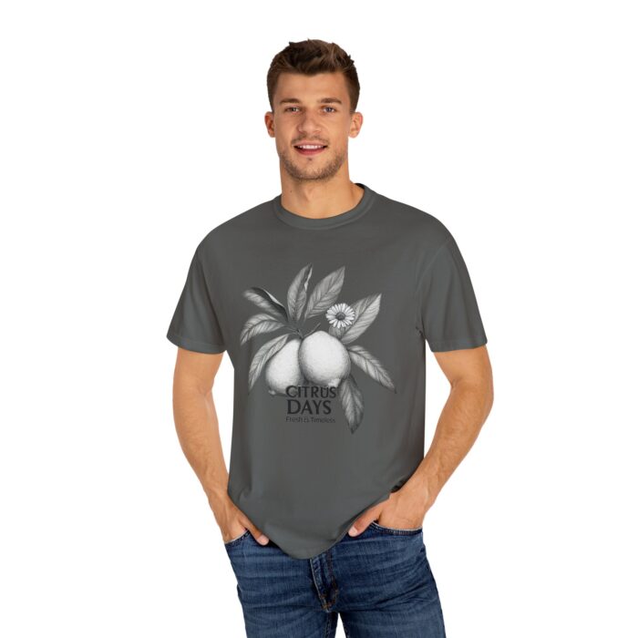 Citrus Days Unisex Garment-Dyed T-Shirt - Fresh & Timeless Design - Image 8