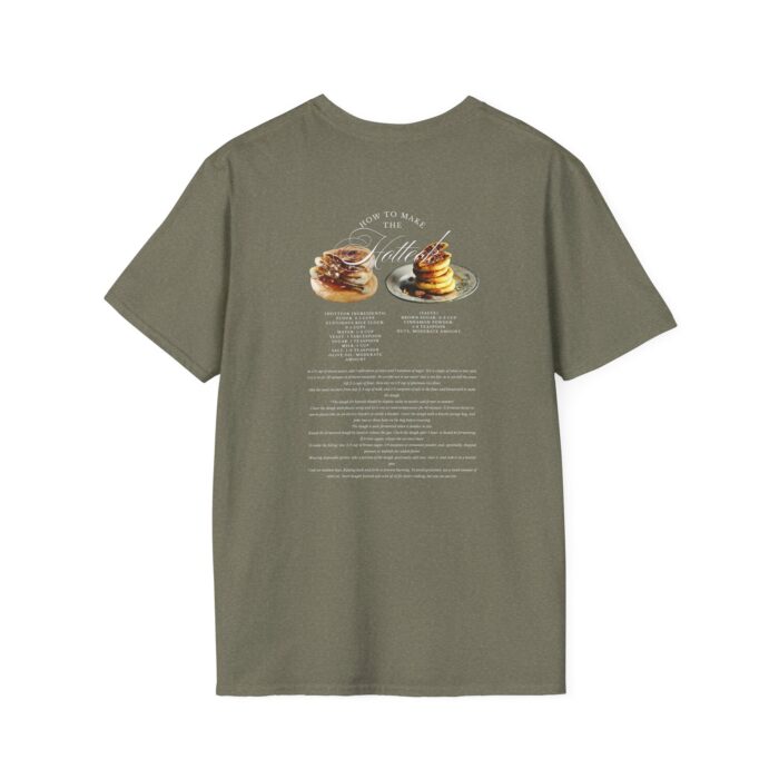 Hotteok Recipe Unisex Softstyle T-Shirt - Perfect for Food Lovers - Image 2