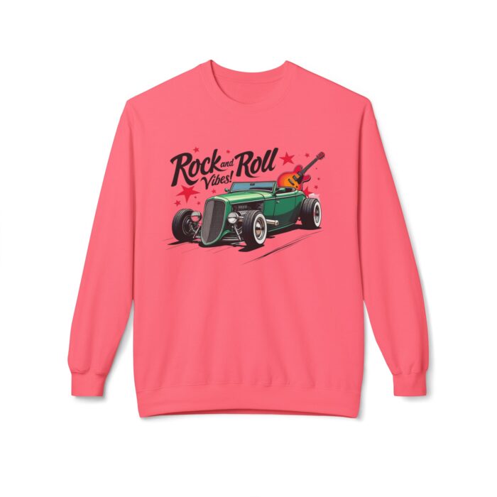 Rock & Roll Vibes Unisex Midweight Softstyle Fleece Crewneck Sweatshirt - Image 41