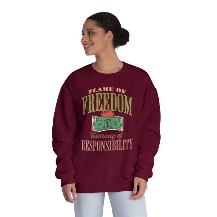 Currency of freedom Unisex NuBlend® Crewneck Sweatshirt - Image 48