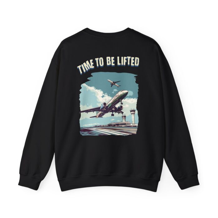 Time to be lifted Unisex Heavy Blend™ Crewneck Sweatshirt - Image 2