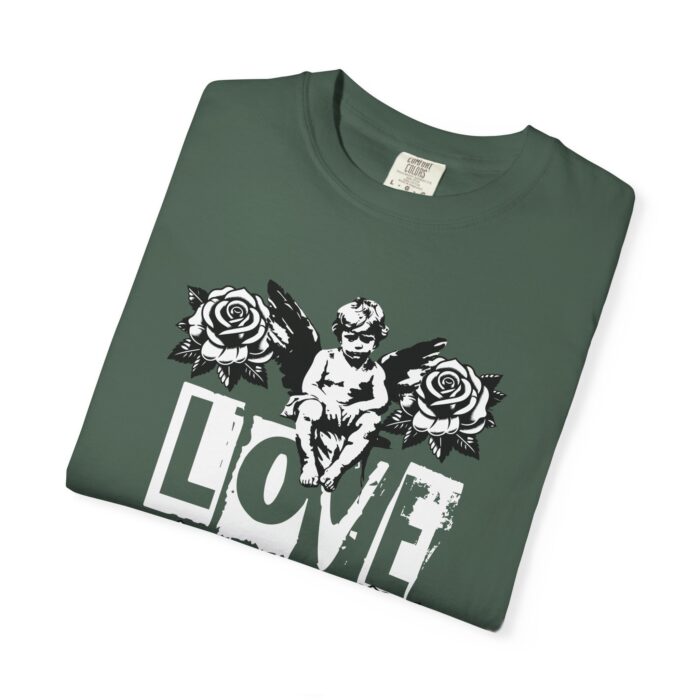 Unisex Garment-Dyed T-Shirt - Love Openmind Vintage Graphic Tee - Image 7