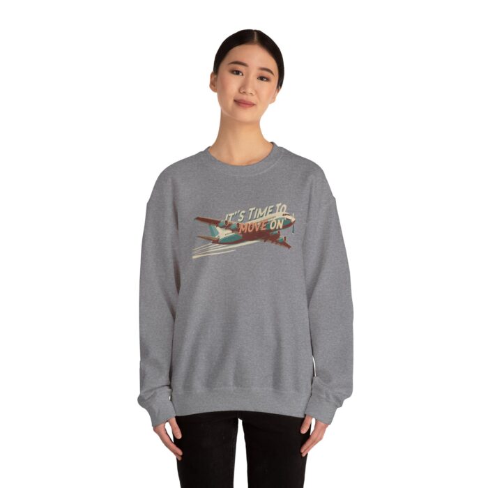 It's time to move on Unisex Heavy Blend™ Crewneck Sweatshirt - Image 16