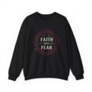 "meta_description": "Embrace comfort with our Faith over Fear unisex sweatshirt. Ideal for all occasions.",